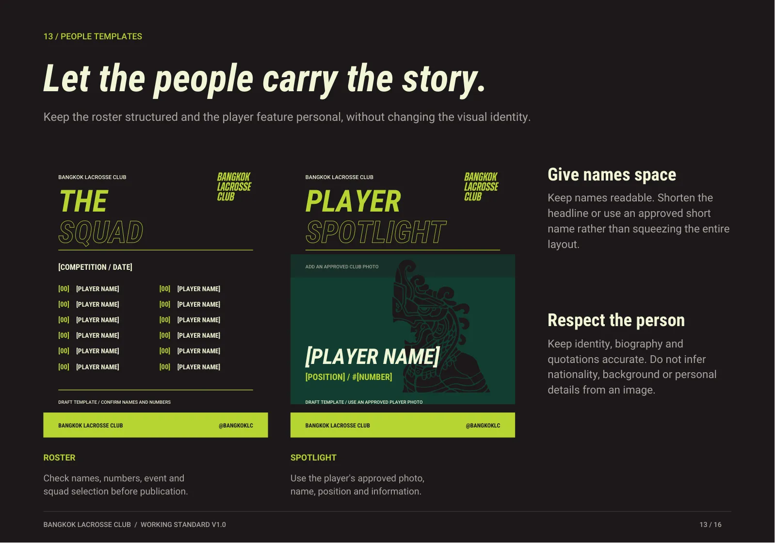 Page 13: People templates